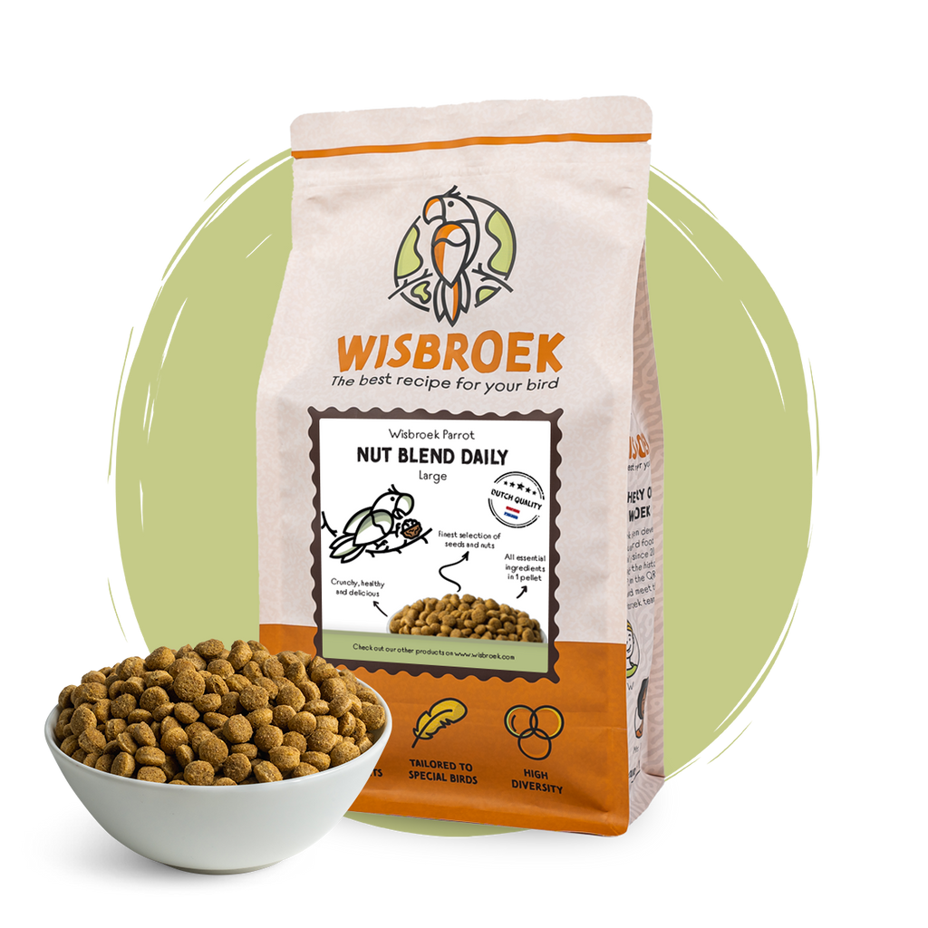 Pellets met Noten voor Grote Papegaaisoorten