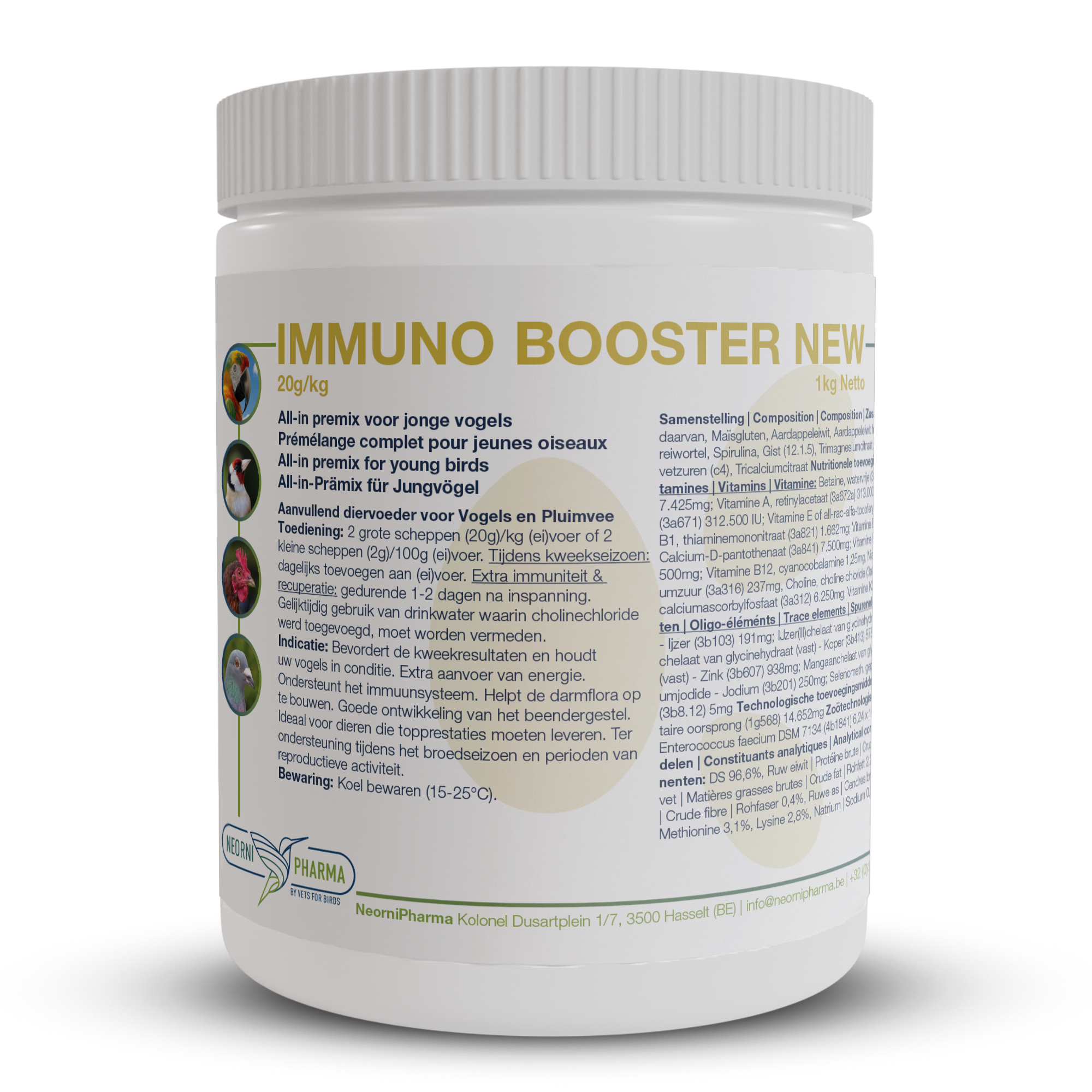 IMMUNO BOOSTER NEW : Supporto totale per crescita e riproduzione