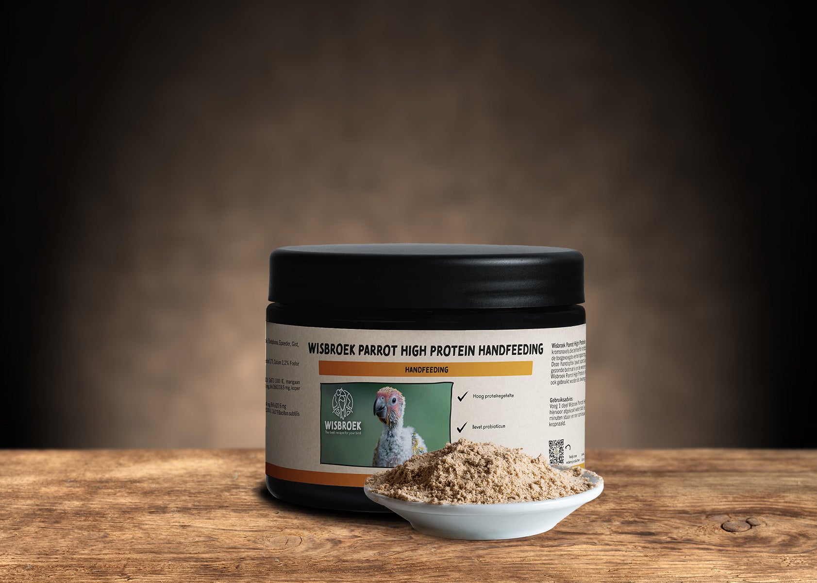 Parrot high fat alimento cria a mano