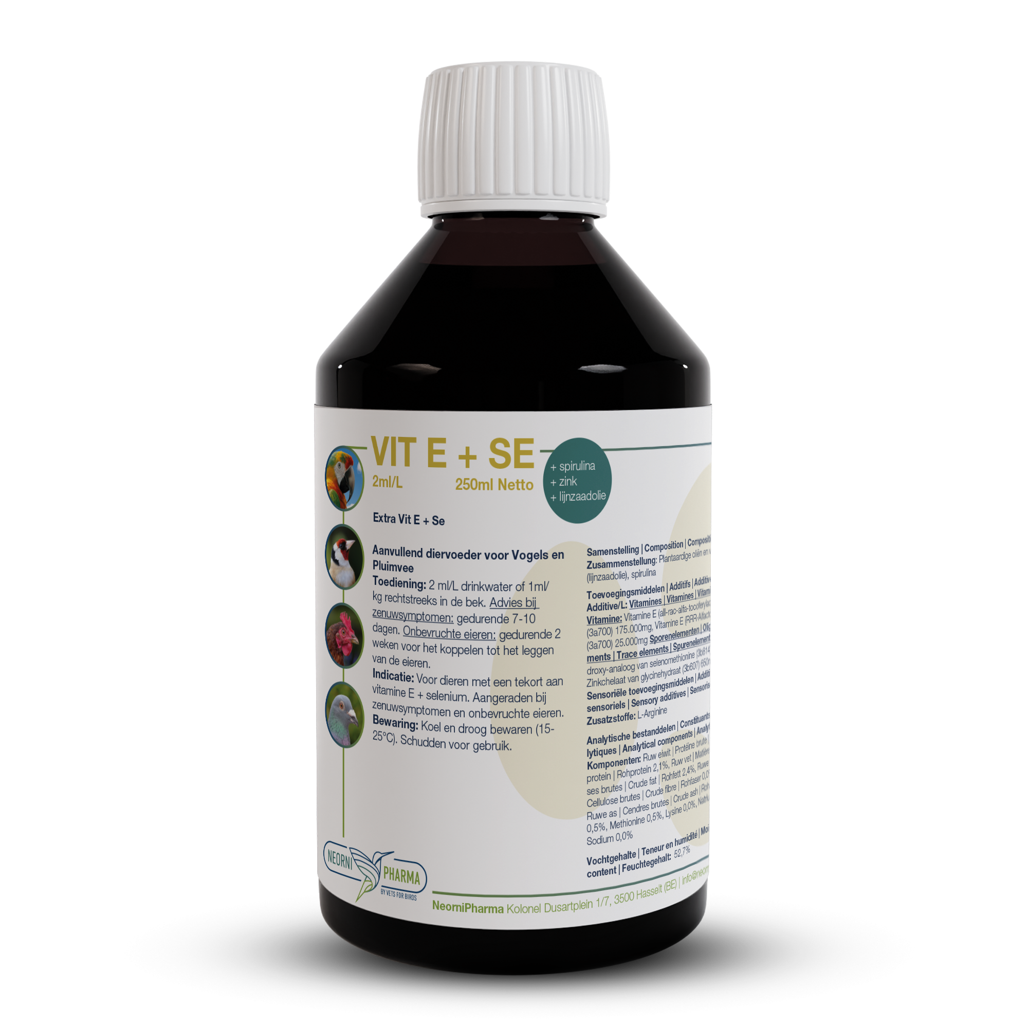 VIT E + SE (+ spirulina + zinco + olio di lino) : Extra Vitamina E + extra selenio